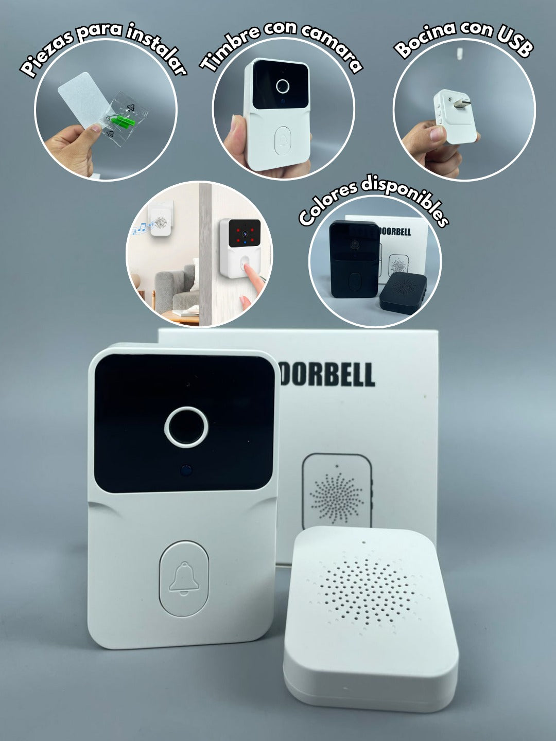 OEX TIMBRE CON CAMARA SEGURIDAD 360