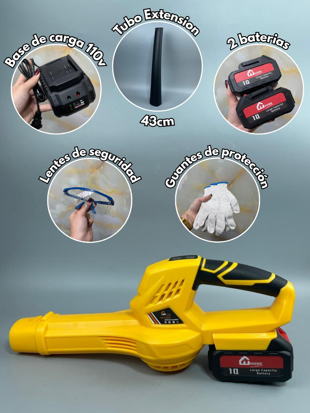 OEX SOPLADOR INALAMBRICO BATERIA RECARGABLE