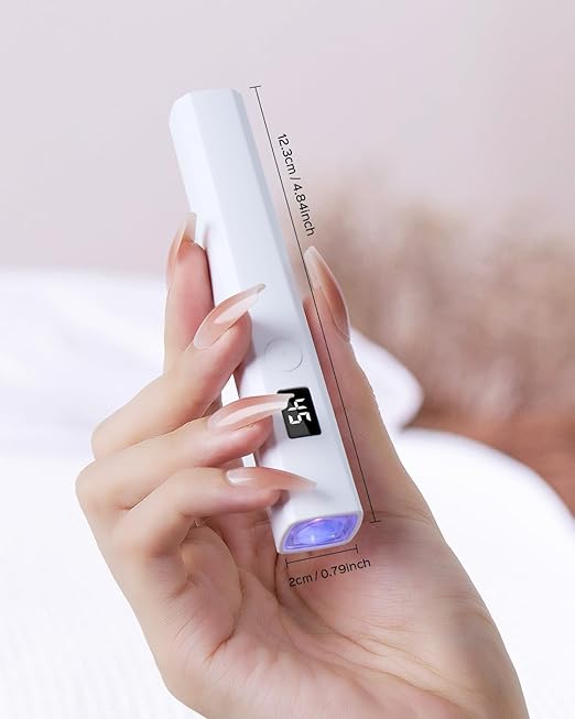 OEX Lámpara de Uñas LED/UV Portátil y Recargable | Curado Rápido y de Bolsillo