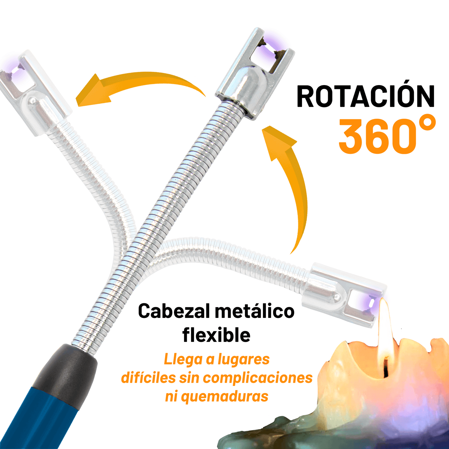 OEXEncendedor Eléctrico USB de Cuello Largo