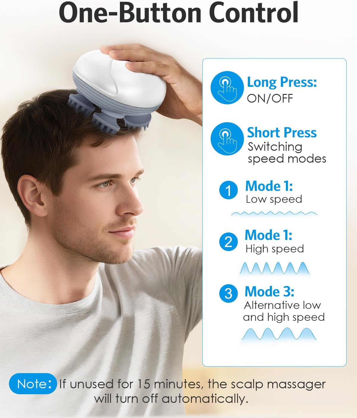 OEXScalp Massager-Masajeador Eléctrico de Cabeza