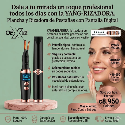 OEX – Nueva plancha y rizadora de pestañas con pantalla digital