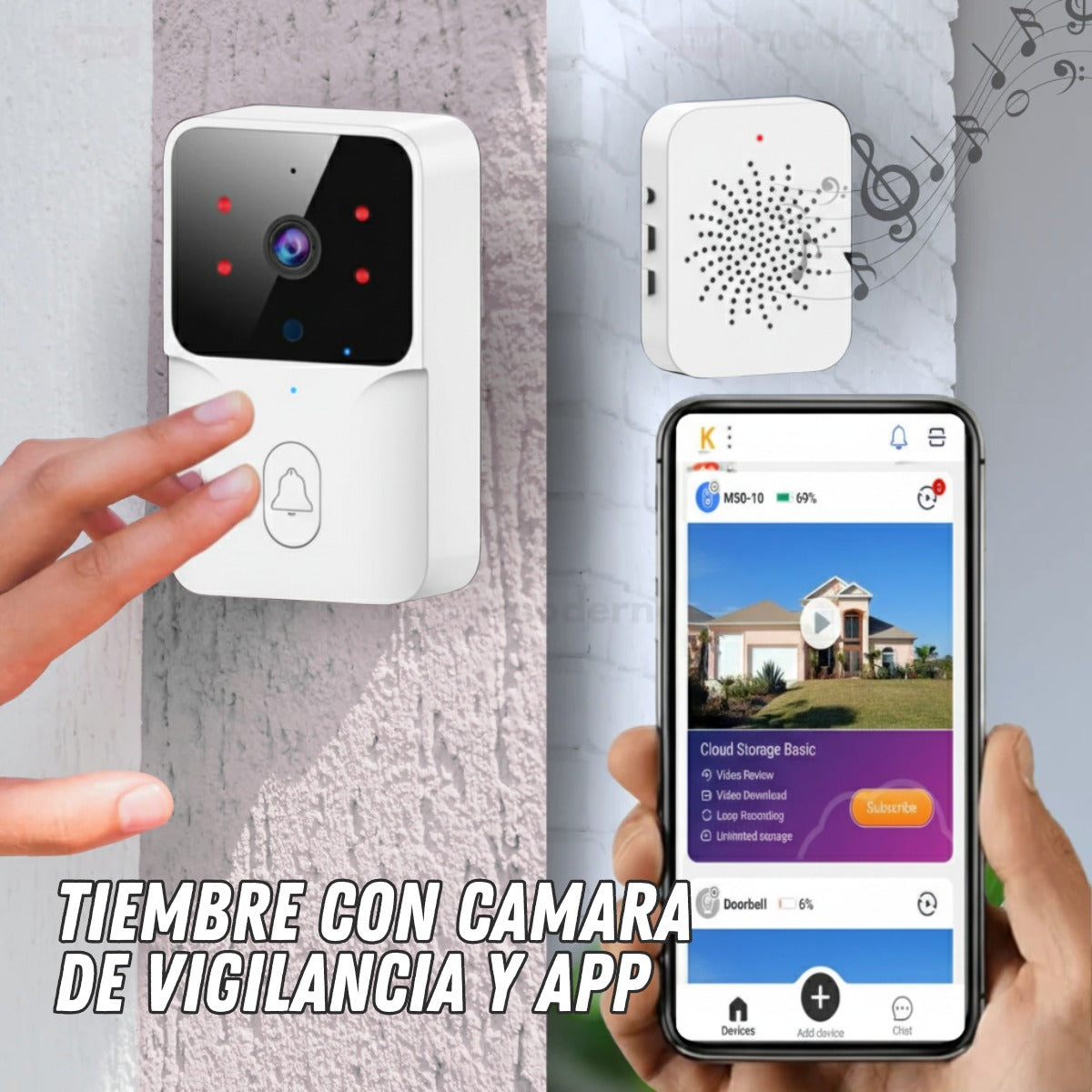 OEX TIMBRE CON  CAMARA SEGURIDAD 360