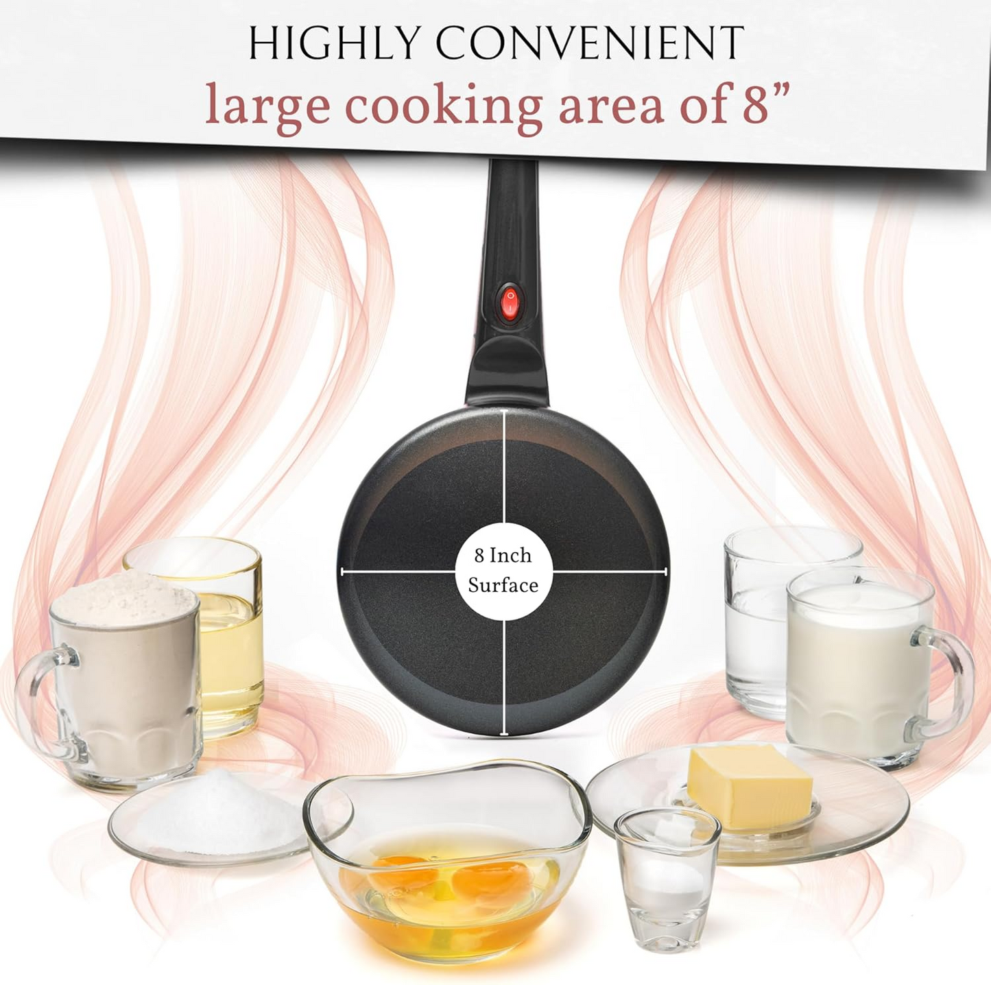 OEXCrepeMaster, máquina electrónica de crepas instantáneas