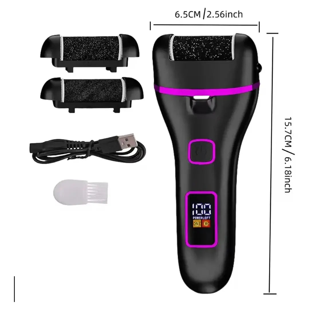 OEXRemovedor de Callos Eléctrico Waterproof – Pies Suaves y Perfectos al Instante